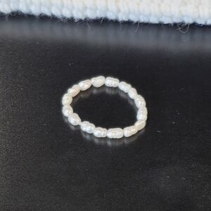 Anthropologie Beaded Ring size 8